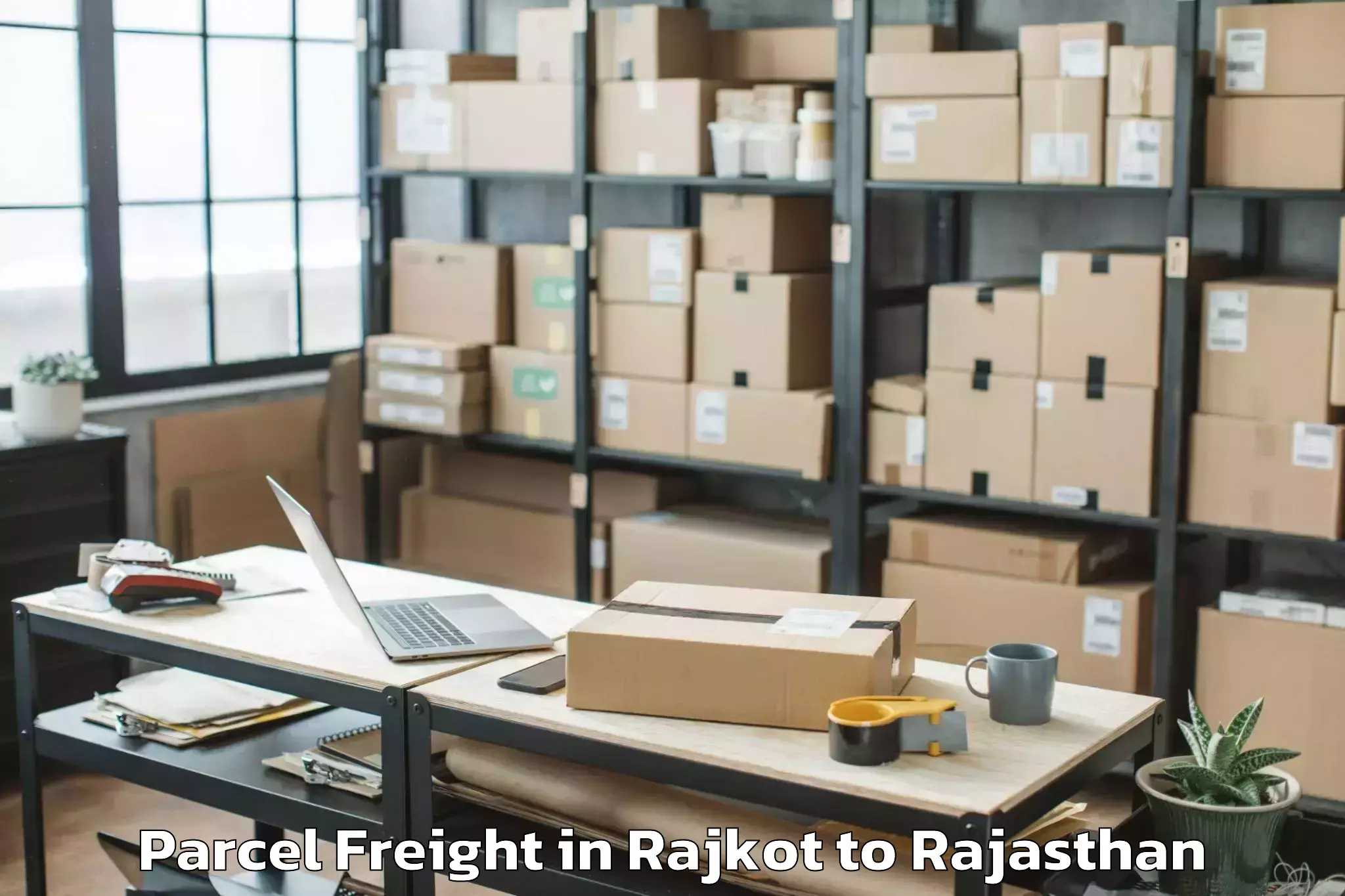 Efficient Rajkot to Dhariawad Parcel Freight